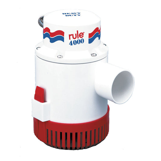 Rule 4000 Non-Automatic Bilge Pump - 12V [56D] | Bilge Pumps by Rule 