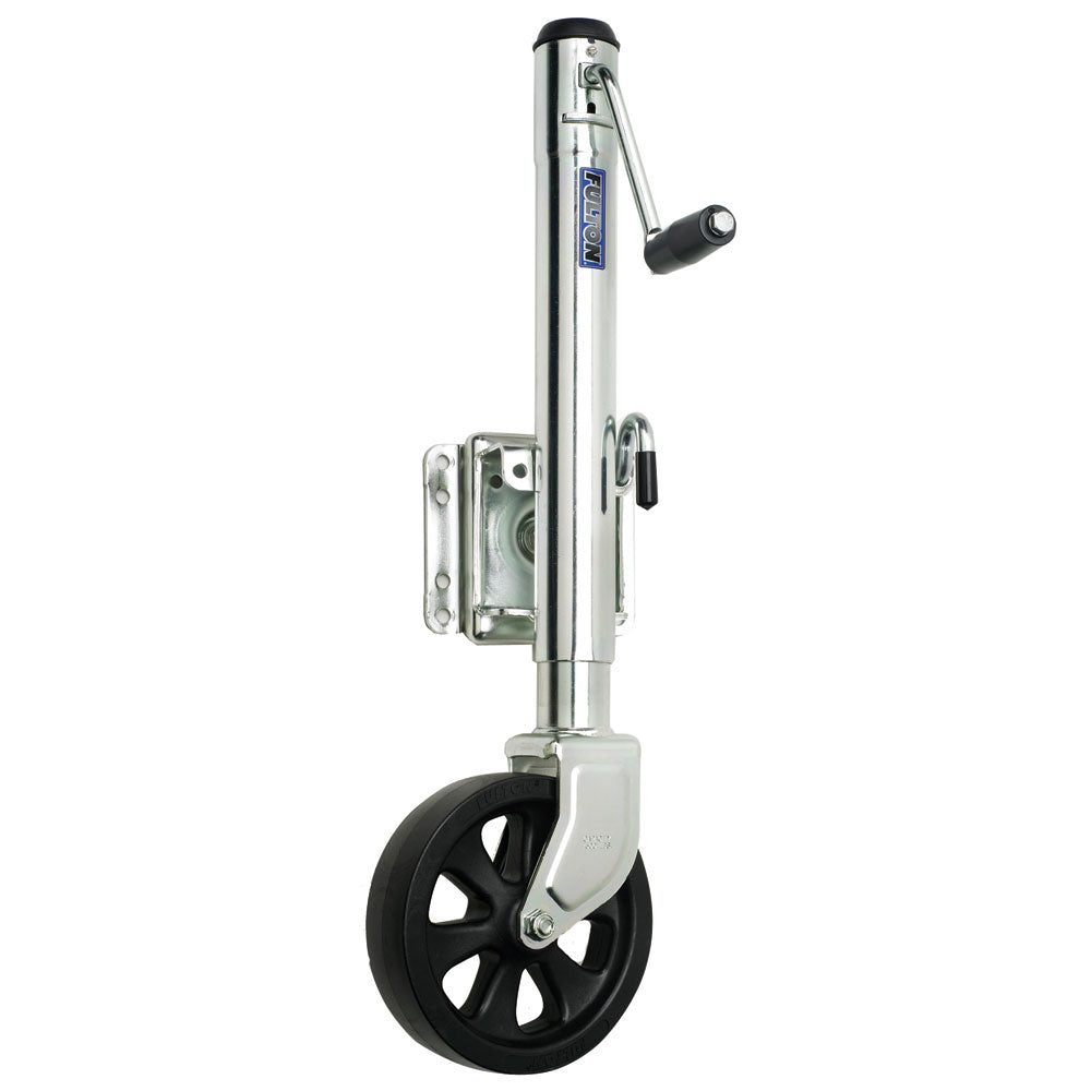 Fulton Single Wheel 1,500 lbs. Bolt-Thru Swivel Jack [XP15 0101] | Jacks & Dollies by Fulton 