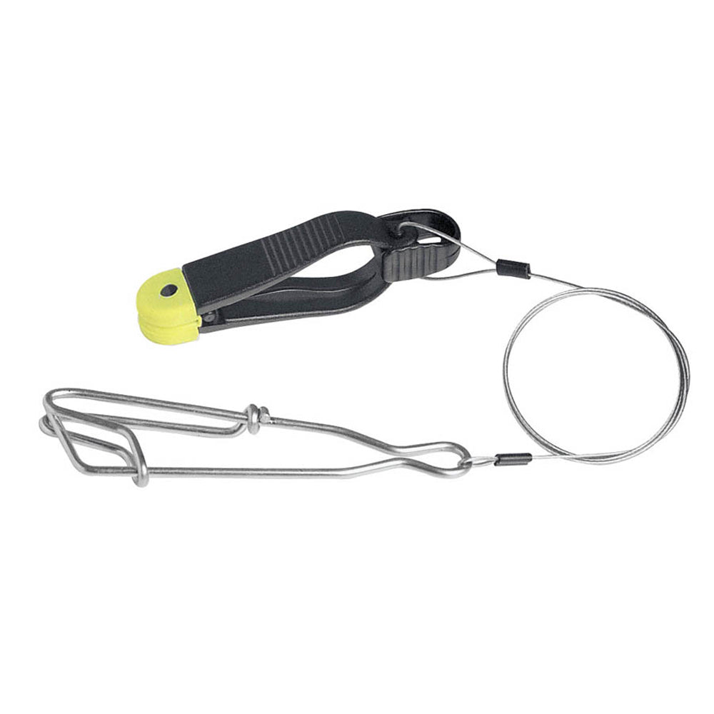 Scotty 1183 Mini Power Grip Plus - 30" Wire Leader w/Stacking & Self-Locating Snap [1183] | Downrigger Accessories by Scotty 