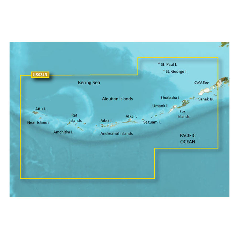 Garmin BlueChart g3 Vision HD - VUS034R - Aleutian Islands - microSD/SD [010-C0735-00] | Garmin BlueChart Vision Foreign by Garmin 