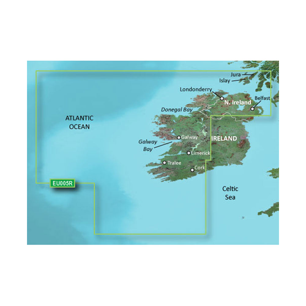 Garmin BlueChart g3 HD - HEU005R - Ireland, West Coast - microSD/SD [010-C0764-20] | Garmin BlueChart Foreign by Garmin 