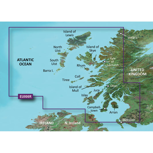 Garmin BlueChart g3 HD - HXEU006R - Scotland West Coast - microSD/SD [010-C0765-20] | Garmin BlueChart Foreign by Garmin 