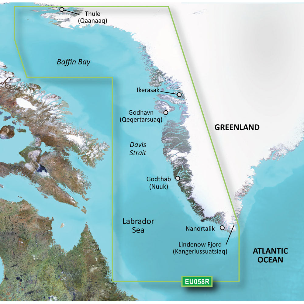 Garmin BlueChart g3 HD - HEU064R - Greenland - microSD/SD [010-C1001-20] | Garmin BlueChart Foreign by Garmin 