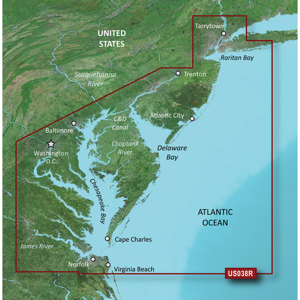 Garmin BlueChart g3 Vision HD - VUS038R - New York - Chesapeake - microSD/SD [010-C1004-00] | Garmin BlueChart Vision by Garmin 