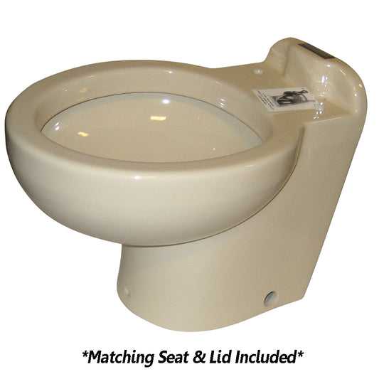 Raritan Marine Elegance - Household Style - Bone - Fresh or Saltwater - Smart Toilet Control - 12v