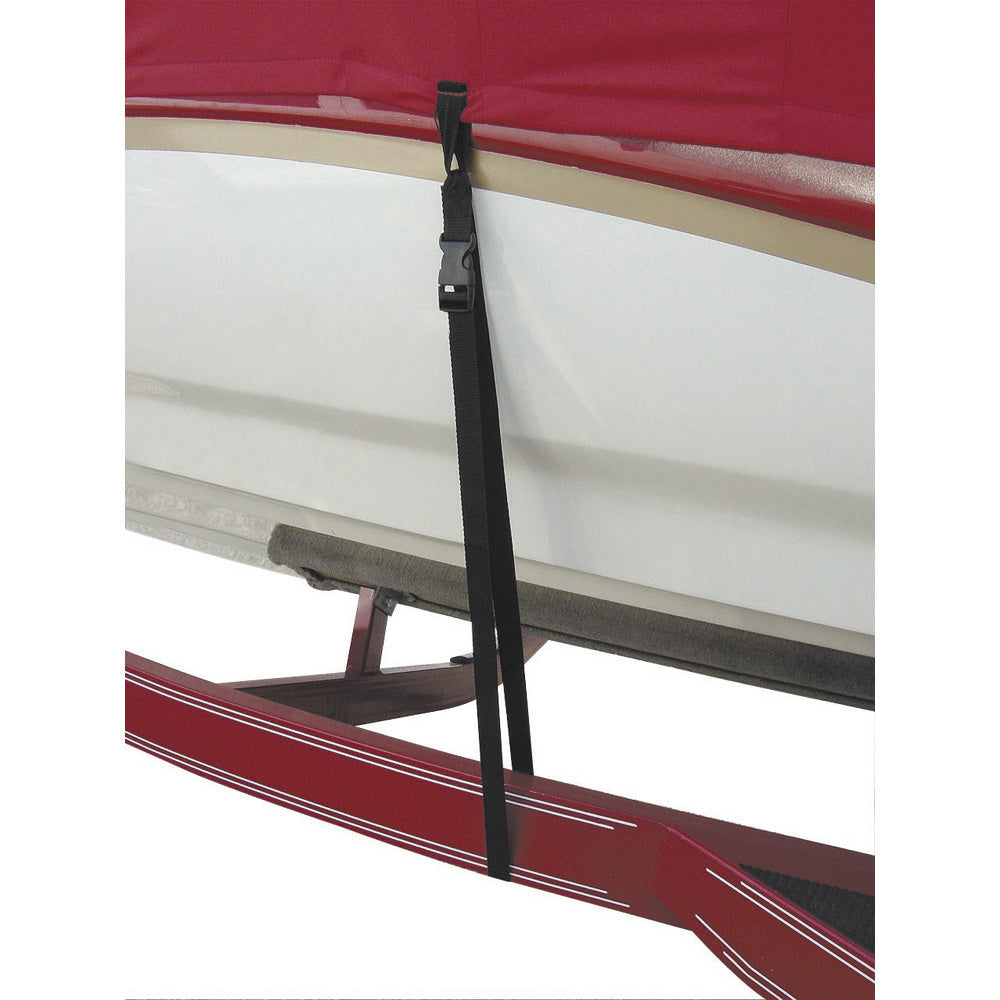 BoatBuckle Snap-Lock Boat Cover Tie-Downs - 1" x 4' - 6-Pack [F14264] | Tie-Downs by BoatBuckle 