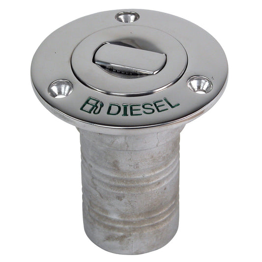 Whitecap Bluewater Push Up Deck Fill - 1-1/2" Hose - Diesel [6994CBLUE] | Deck Fills by Whitecap 