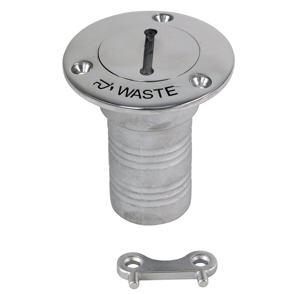 Whitecap Hose Deck Fill - 1-1/2" Hose Waste [6126C] | Deck Fills by Whitecap 