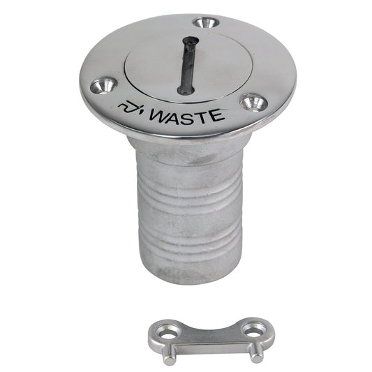 Whitecap Hose Deck Fill - 1-1/2" Hose Waste [6126C] | Deck Fills by Whitecap 