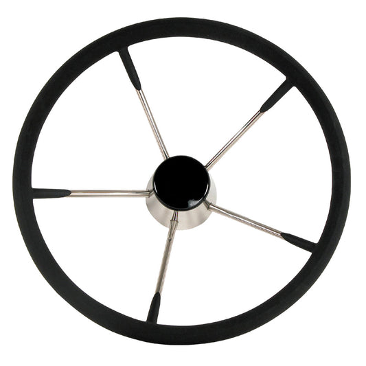 Whitecap Destroyer Steering Wheel - Black Foam - 13-1/2" Diameter [S-9003B] | Steering Wheels by Whitecap 