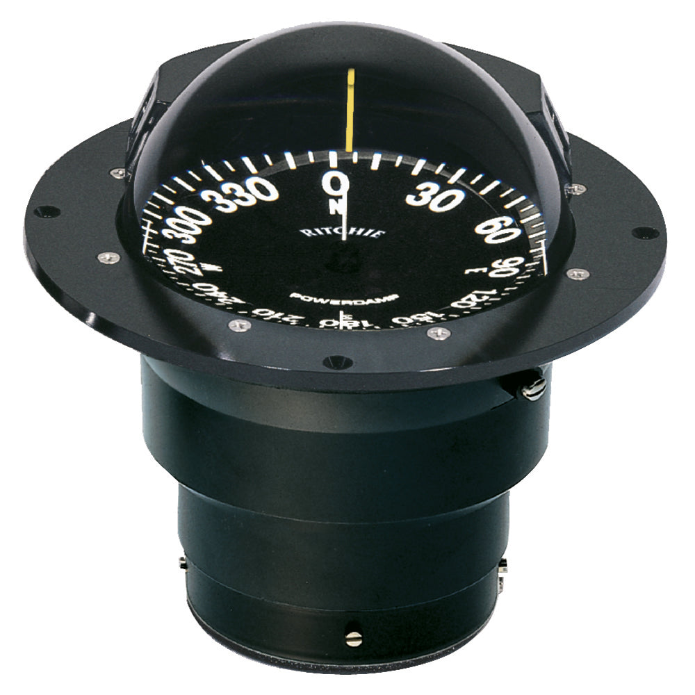 Ritchie FB-500 Globemaster Compass - Flush Mount - Black - 12V - 5 Degree Card [FB-500] | Compasses by Ritchie 