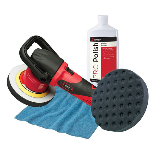 Shurhold Dual Action Polisher Start Kit w/Pro Polish, Pad & MicroFiber Towel [3101] | Cleaning by Shurhold 