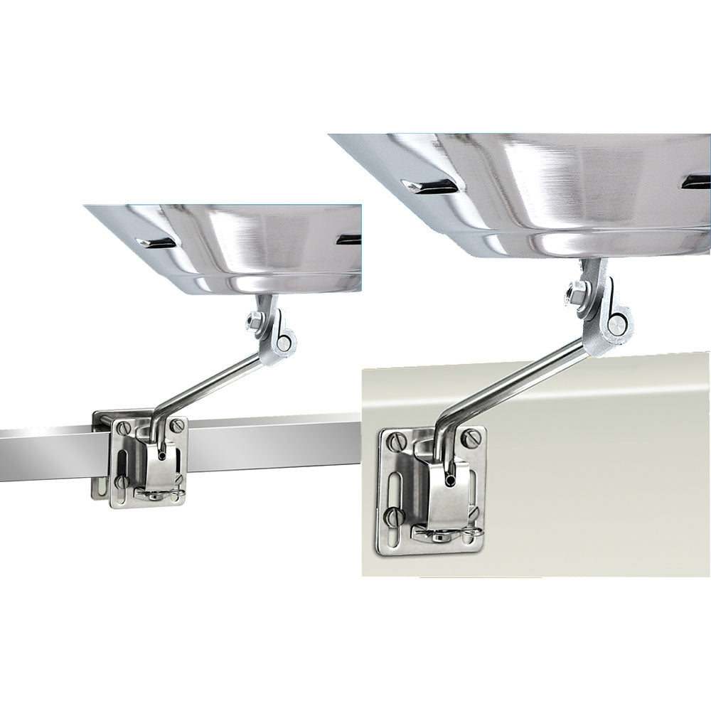 Magma Marine Kettle Bulkhead or Square/Flat Rail Mount [A10-240] | Deck / Galley by Magma 