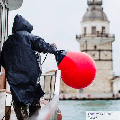 Polyform A-0 Buoy 8" Diameter - Red [A-0-RED] | Buoys by Polyform U.S. 