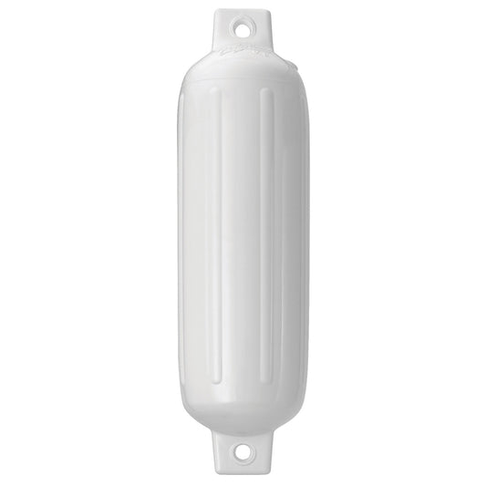 Polyform G-1 Twin Eye Fender 3.5" x 12.8" - White [G-1-WHITE] | Fenders by Polyform U.S. 