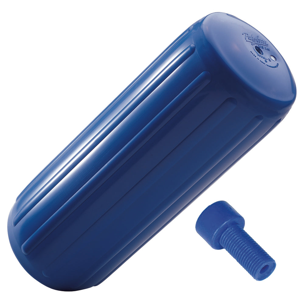 Polyform HTM-1 Fender 6.3" x 15.5" - Blue w/Adapter [HTM-1-BLUE] | Fenders by Polyform U.S. 