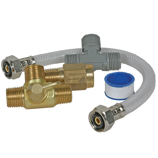 Camco Quick Turn Permanent Waterheater Bypass Kit [35983] | Accessories by Camco 