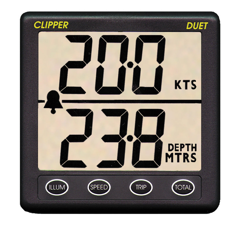 Clipper Duet Instrument Depth Speed Log w/Transducer [CL-DS] | Instruments by Clipper 