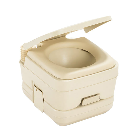 Dometic 964 MSD Portable Toilet w/Mounting Brackets - 2.5 Gallon - Parchment [311196402] | Portable Toilets by Dometic 