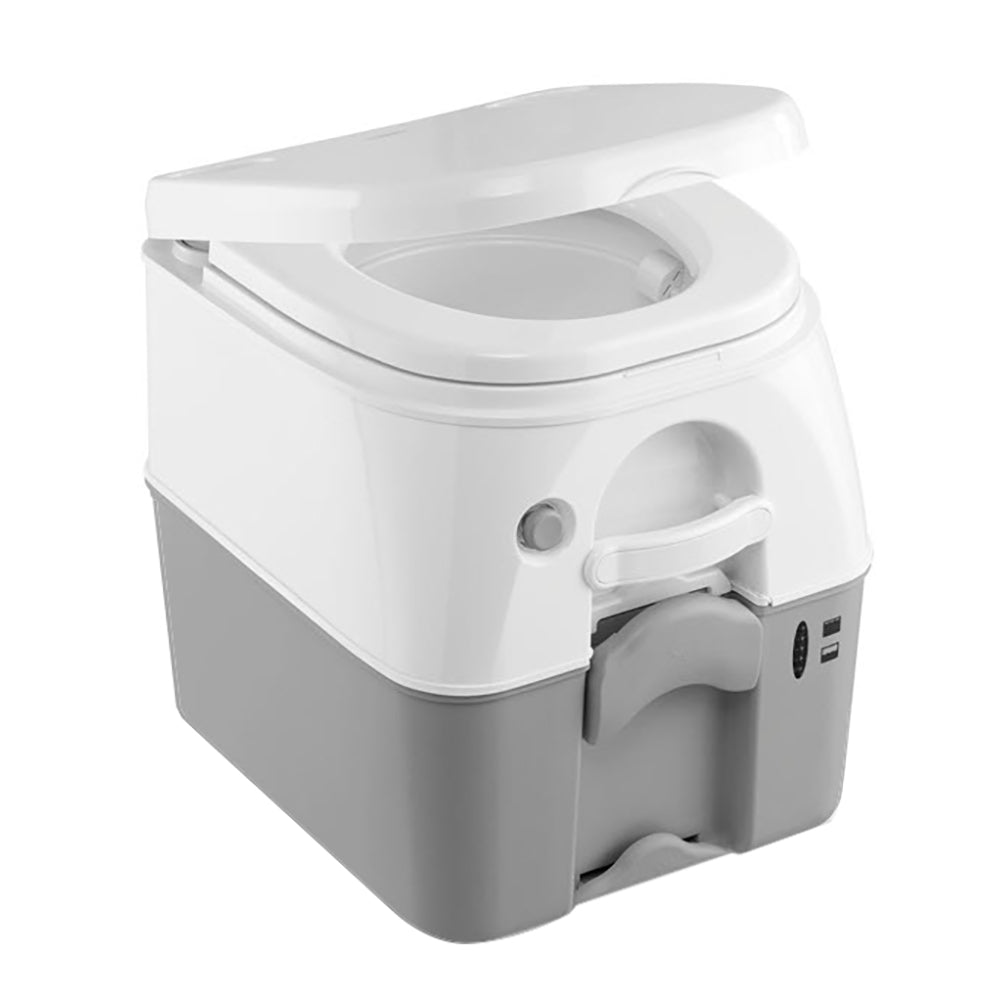 Dometic 975 MSD Portable Toilet w/Mounting Brackets - 5 Gallon - Grey [301197506] | Portable Toilets by Dometic 