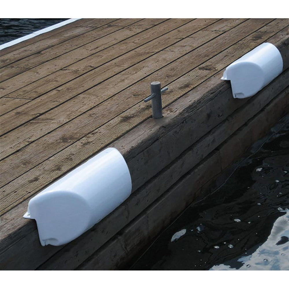 Dock Edge Dolphin Dockside Bumper 7" x 16" Straight - White [1060-W-F] | Bumpers/Guards by Dock Edge 