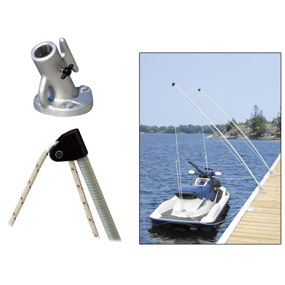 Dock Edge Economy Mooring Whips 8ft 2000 LBS up to 18ft [3100-F] | Mooring Whips by Dock Edge 