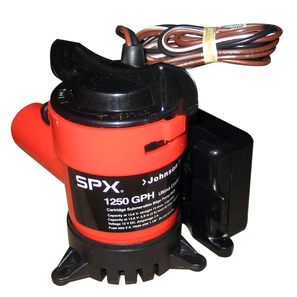 Johnson Pump 1250 GPH Ultima Combo Pump 1-1/8" Hose 12V [08203-00] | Bilge Pumps by Johnson Pump 