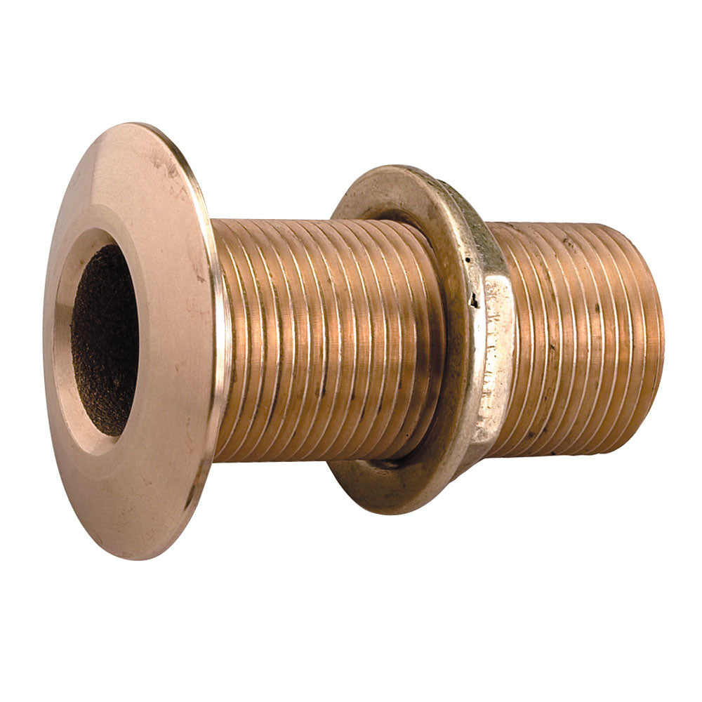 Perko 1/2" Thru-Hull Fitting w/Pipe Thread Bronze MADE IN   THE USA [0322DP4PLB] | Thru-Hull Fittings by Perko 