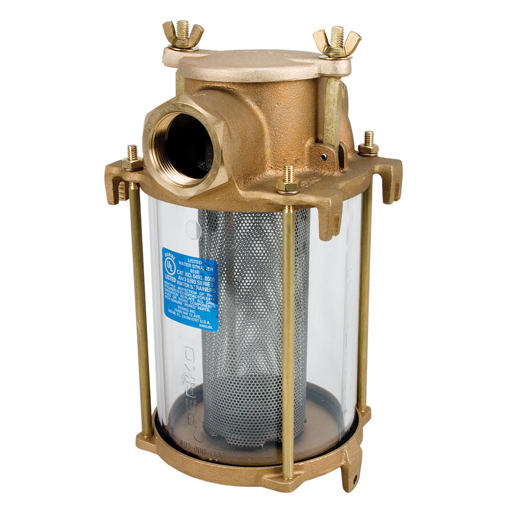 Perko 1" IPS Intake Strainer Bronze Made in the USA [0493006PLB] | Strainers & Baskets by Perko 