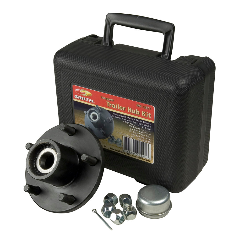 C.E. Smith Trailer Hub Kit Package 1-3/8" - 1-1/16" Stud [13511] | Bearings & Hubs by C.E. Smith 