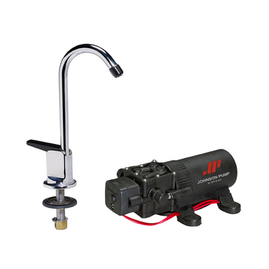 Johnson Pump 1.1 Pump/Faucet Combo 12V [61123] | Marine Sanitation by Johnson Pump 