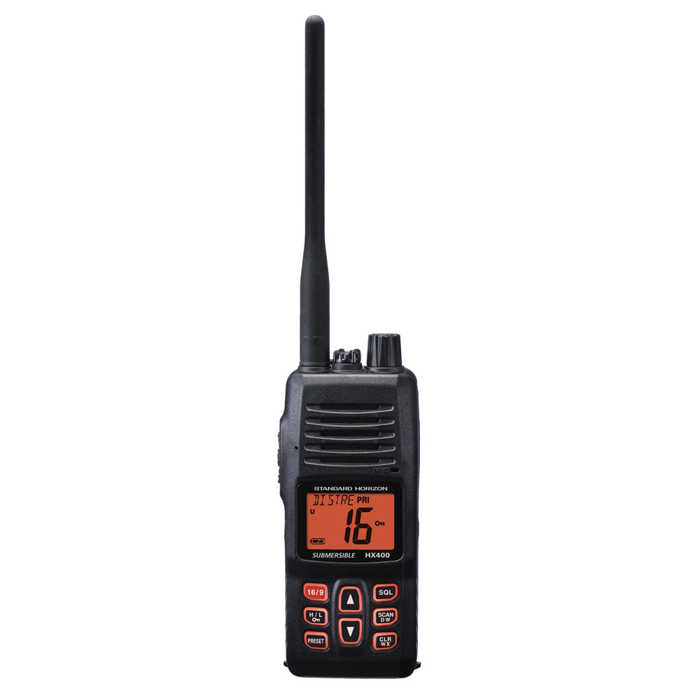 Standard Horizon HX400 w/Built-In Scrambler & LMR Programmable Channels [HX400] | VHF - Handheld by Standard Horizon 