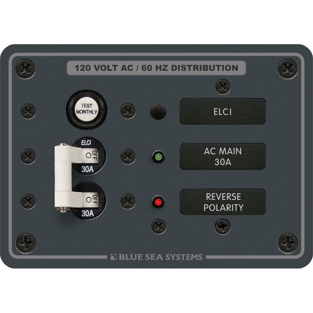 Blue Sea 8100 ELCI GFCI Panel [8100] | Electrical Panels by Blue Sea Systems 