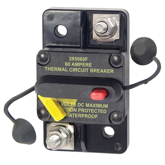 Blue Sea 7184 60 Amp Circuit Breaker Surface Mount 285 Series [7184] | Circuit Breakers by Blue Sea Systems 