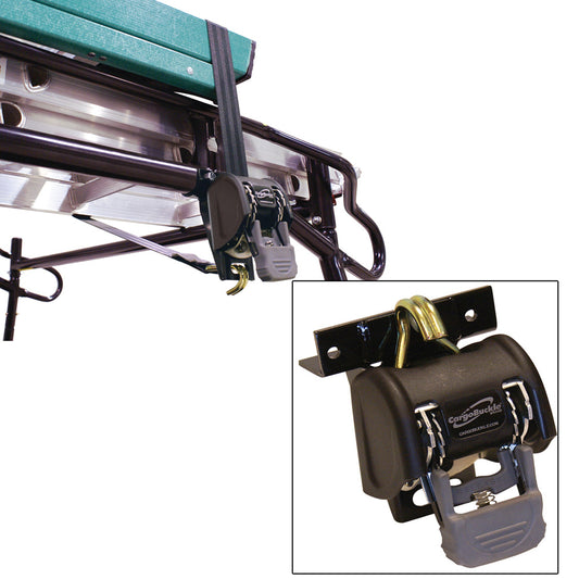 CargoBuckle Ladder Rack System - 1.25" Square 7' Pair [F18816] | Tie-Downs by CargoBuckle 