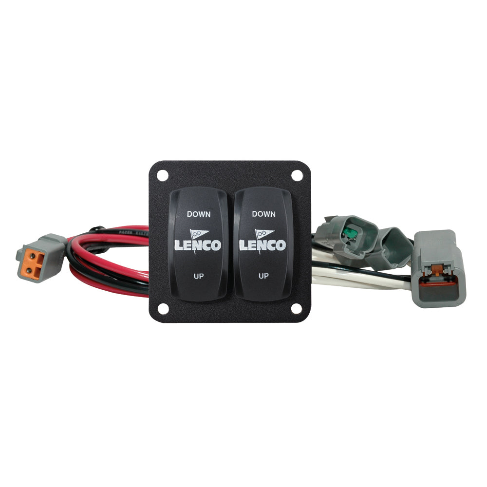 Lenco Carling Double Rocker Switch Kit [10222-211D] | Trim Tab Accessories by Lenco Marine 