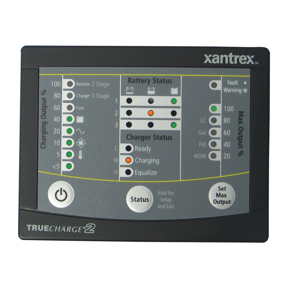 Xantrex TRUECHARGE2 Remote Panel f/20 & 40 & 60 AMP (Only for 2nd generation of TC2 chargers) [808-8040-01] | Meters & Monitoring by Xantrex 