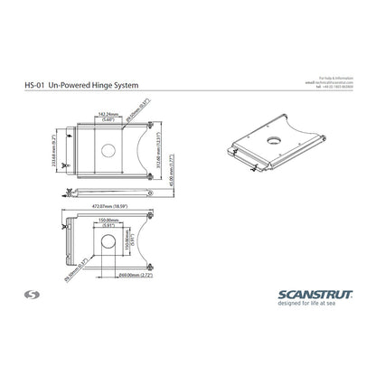 Scanstrut Un-Powered Hinge System f/PowerTower