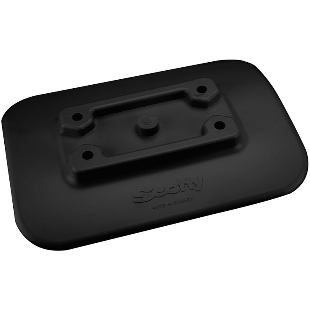 Scotty 341-BK Glue-On Mount Pad f/Inflatable Boats - Black [341-BK] | Rod Holders by Scotty 