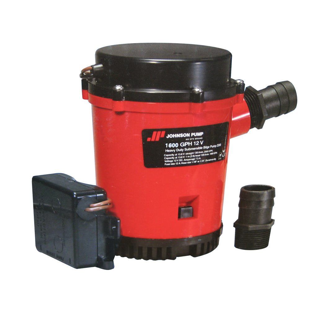 Johnson Pump 1600GPH Ultima Combo Bilge Pump - 12V [01674-001] | Bilge Pumps by Johnson Pump 