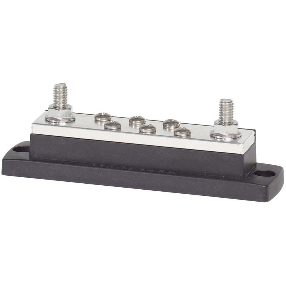 Blue Sea 2128 Maxibus 6 x #10-24(Screws) w/2 x 516"(Studs) [2128] | Busbars, Connectors & Insulators by Blue Sea Systems 