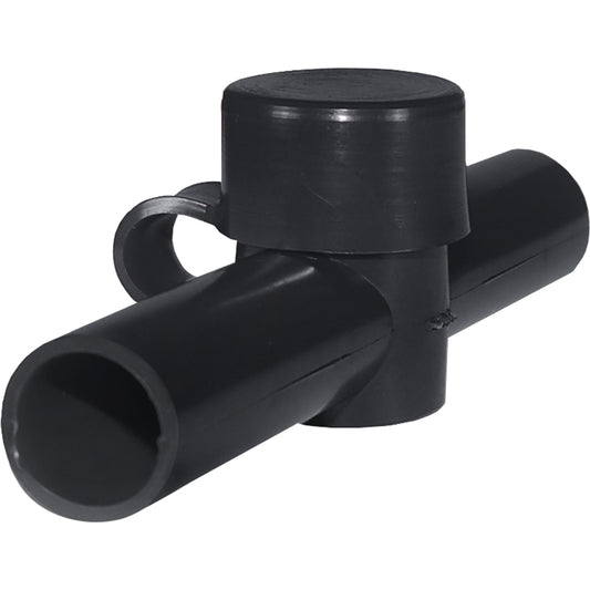 Blue Sea 4002 Cable Cap Dual Entry - Black [4002] | Busbars, Connectors & Insulators by Blue Sea Systems 