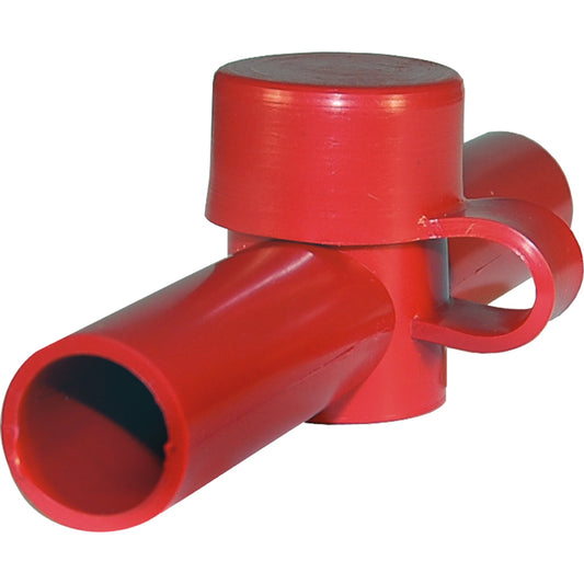Blue Sea 4003 Cable Cap Dual Entry - Red [4003] | Busbars, Connectors & Insulators by Blue Sea Systems 