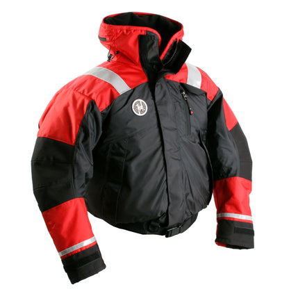 First Watch AB-1100 Flotation Bomber Jacket - Red/Black - XXL [AB-1100-RB-XXL] | Flotation Coats/Pants by First Watch 