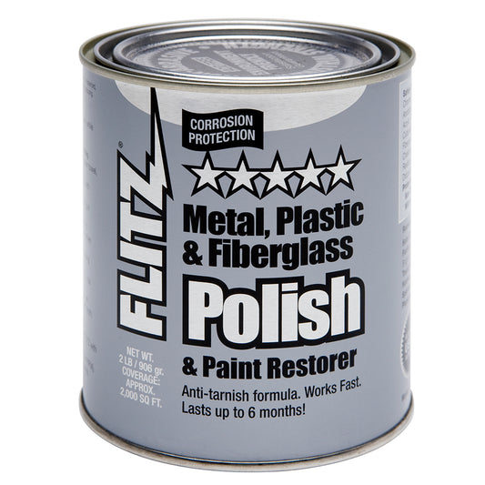 Flitz Polish - Paste - 2.0 lb. Quart Can [CA 03518-6] | Cleaning by Flitz 