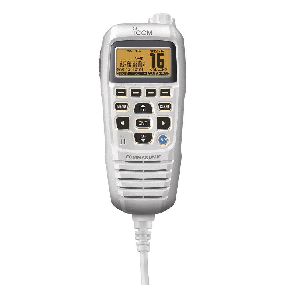 Icom CommandMic IV - White [HM195SW] | Accessories by Icom 