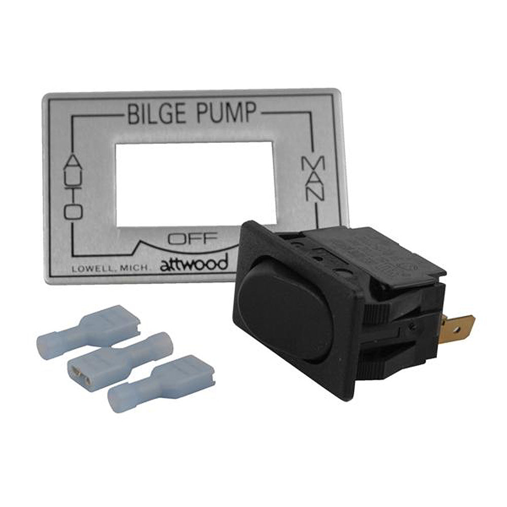 Attwood 3-Way Auto/Off/Manual Bilge Pump Switch [7615A3] | Bilge Pumps by Attwood Marine 