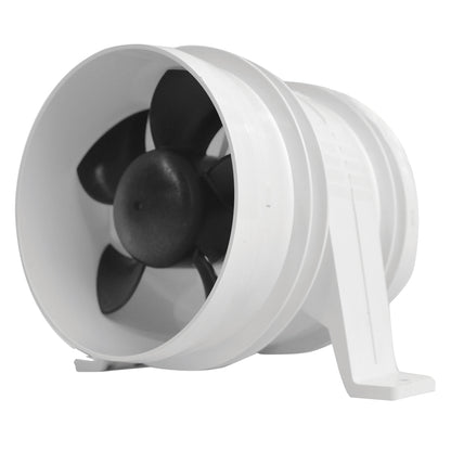 Attwood Turbo 4000 Series II Water-Resistant, In-Line Blower - 12V - White [1749-4] | Blowers & Heaters by Attwood Marine 