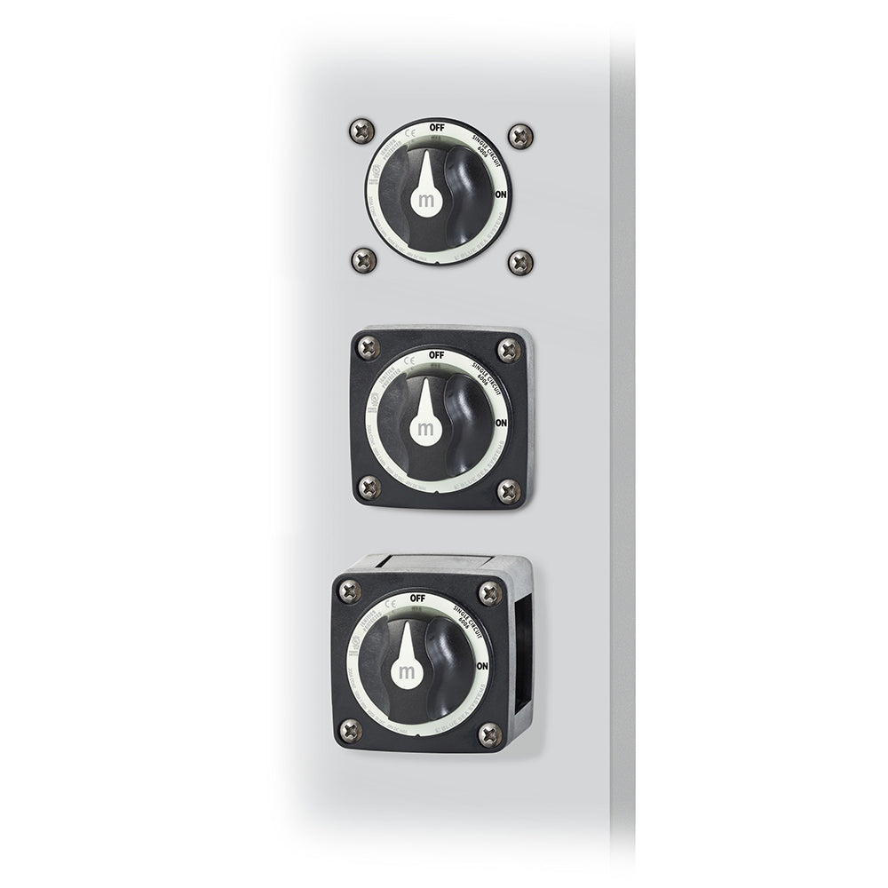 Blue Sea 6006200 Battery Switch Mini ON/OFF - Black [6006200] | Battery Management by Blue Sea Systems 