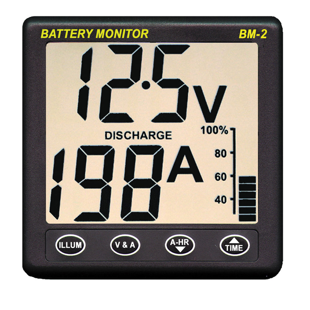 Clipper BM-2 Battery Monitor w/Shunt - 200Amp [BM-2] | Meters & Monitoring by Clipper 